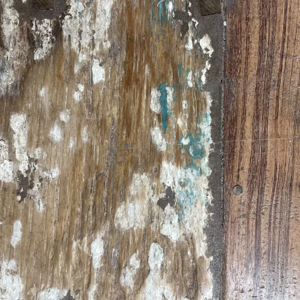 Recycled Teakwood Display / Dining Table 2.2m - No Bottom Shelf - Image 3