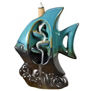 Backflow Incense Burner – Tropical Fish