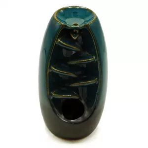 Backflow Incense Burner – Serine Oval Cascade