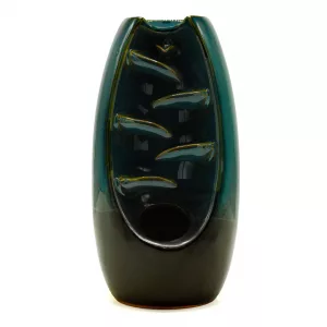 Backflow Incense Burner - Serine Oval Cascade