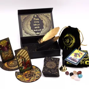 Gold Foil Tarot – Let the Magic Begin – Gift Set