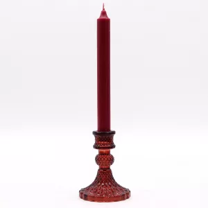 Vintage Dinner Candle Holder – Vampire Red