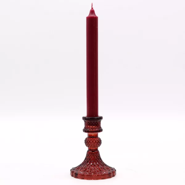 Vintage Dinner Candle Holder - Vampire Red - Image 2