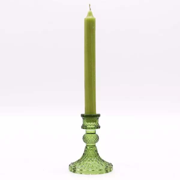 Vintage Dinner Candle Holder - Garden Jade - Image 2
