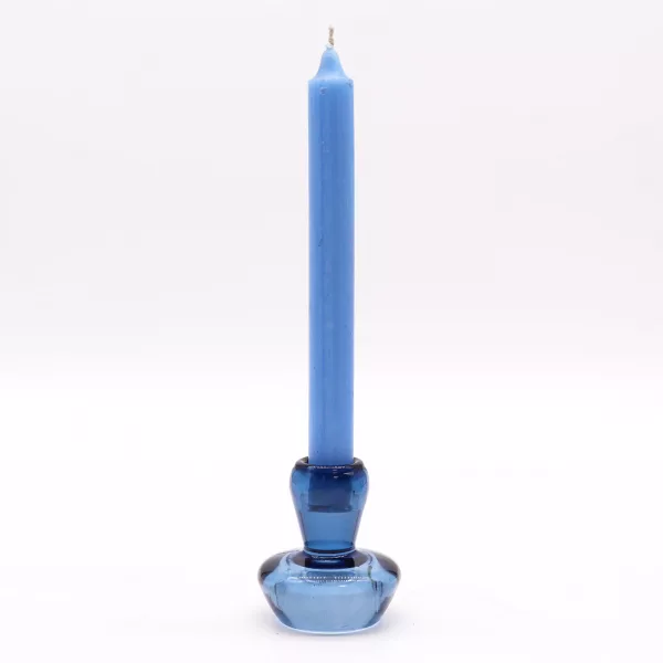 Mushroom Flip Dinner Candle / Tealight Holder - Royal Blue - Image 2
