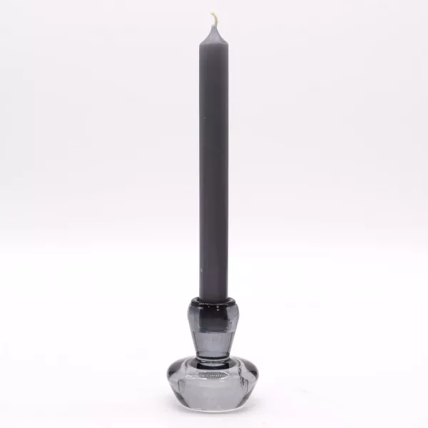 Mushroom Flip Dinner Candle / Tealight Holder - Midnight Grey - Image 2