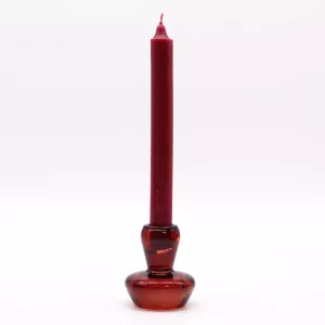 Mushroom Flip Dinner Candle / Tealight Holder – Vampire Red