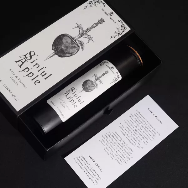 Ancient Witch Ritual Candles - Sinful Apple - Image 3