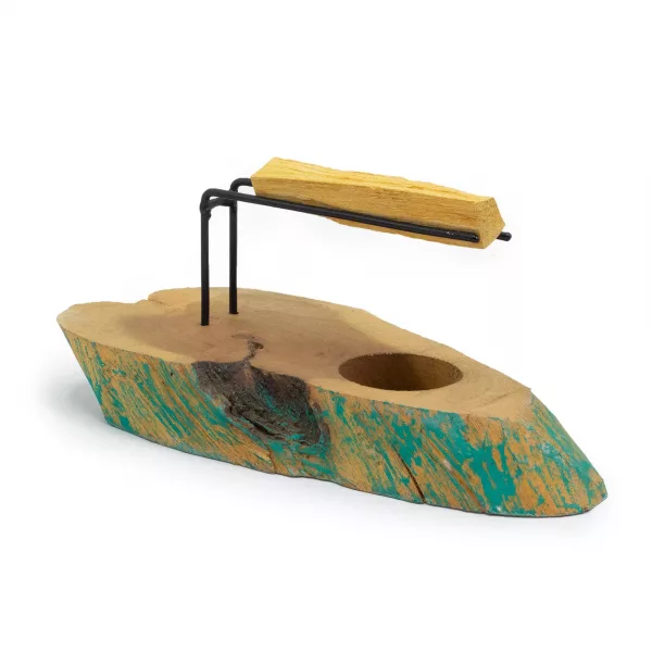Palo Santo Heater - Greenwash Gamel Wood - Image 2