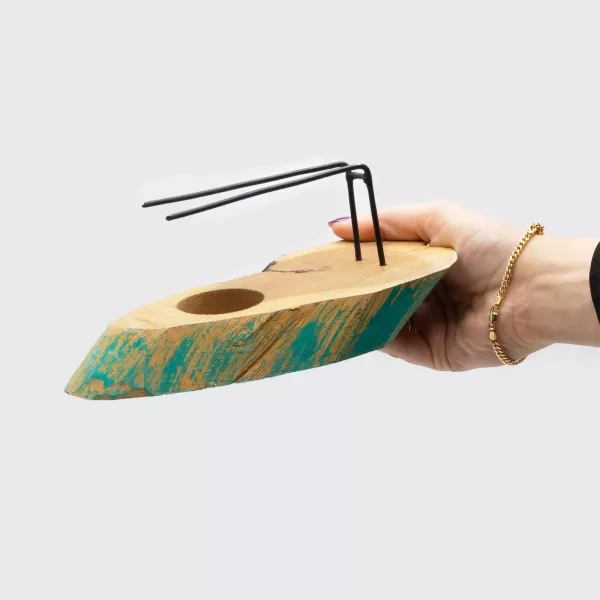 Palo Santo Heater - Greenwash Gamel Wood - Image 3