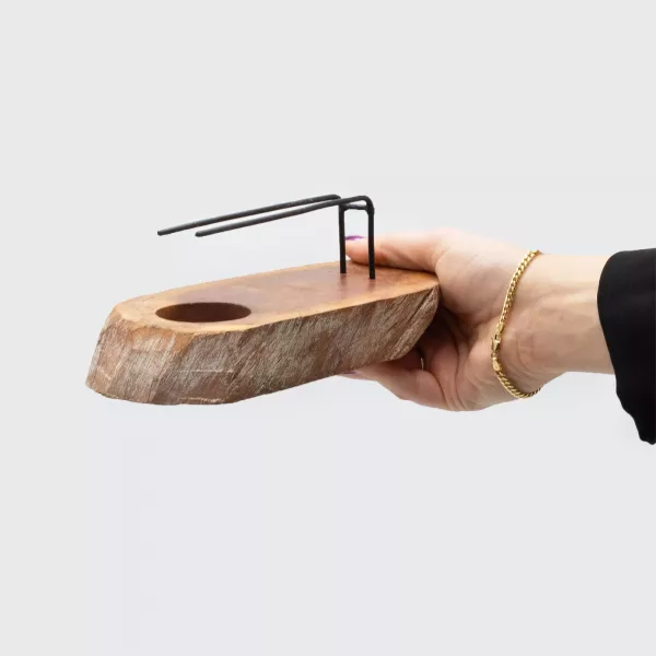 Palo Santo Heater - Whitewash Gamel Wood - Image 3