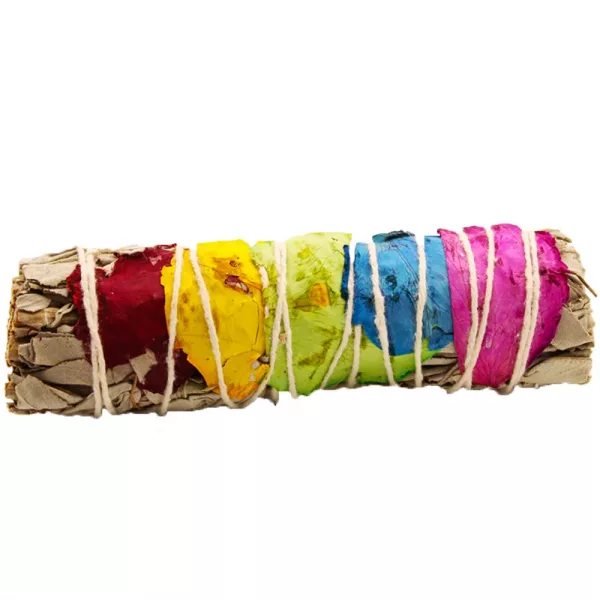 Smudge Stick - Rose Petals Sage 10 cm - Image 3