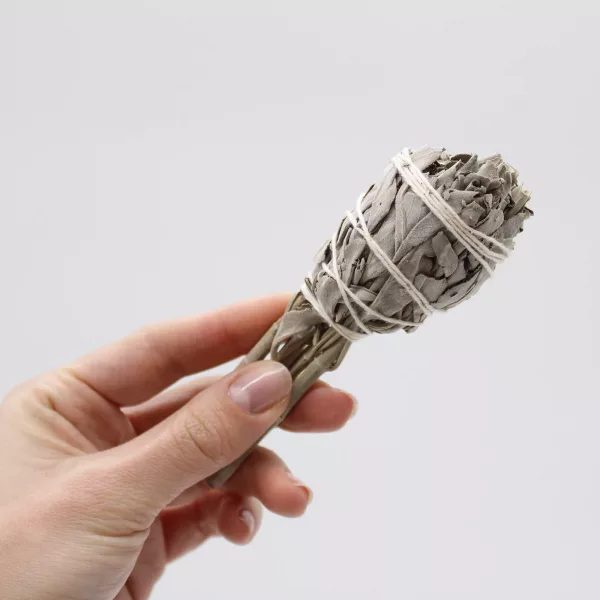 Smudge Stick - Mini White Sage Torch 10cm - Image 3