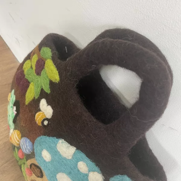 Fairy Garden Felted Bag - Image 3