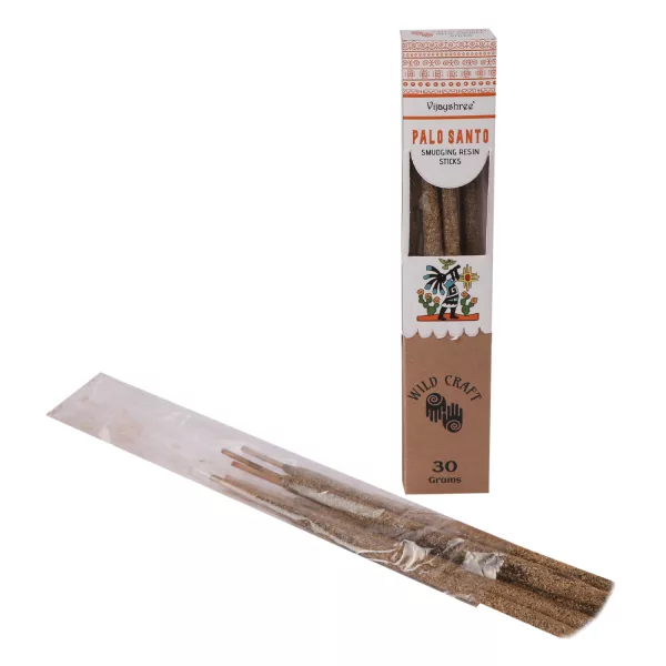 30g Golden Palo Santo Smudging Resin Sticks - Image 2