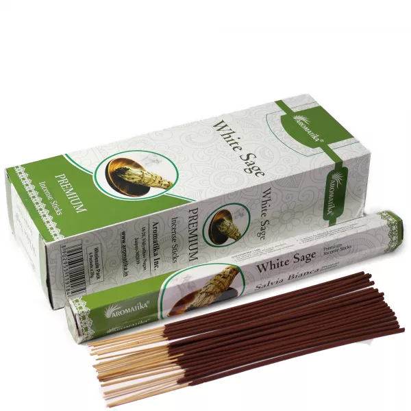 Aromatika Charcoal Free Hex Incense - White Sage - Image 2