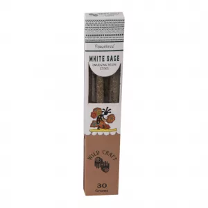 30g Golden White Sage Smudging Resin Sticks