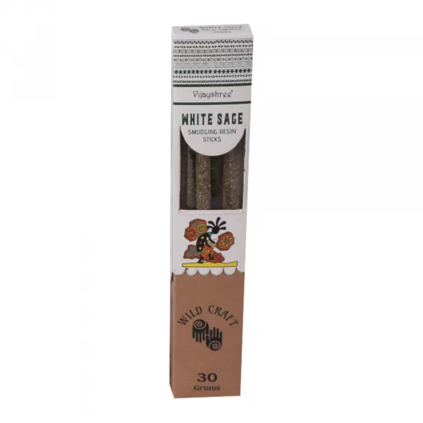 30g Golden White Sage Smudging Resin Sticks