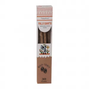 30g Golden Palo Santo Smudging Resin Sticks