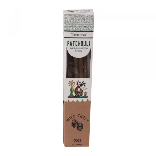 30g Golden Patchouli Smudging Resin Sticks