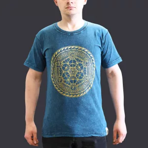 Stone Washed T-Shirt – Chakra – Blue