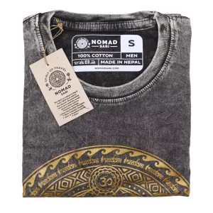 Stone Washed T-Shirt – Chakra – Dark Grey