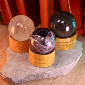 Gemstone Spheres with Stand
