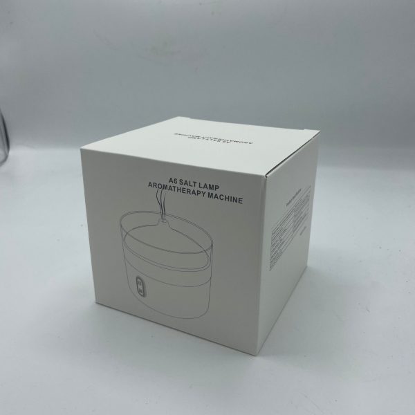 Himalayan Salt  Aroma Diffuser - Night Light - USB-C - Flame Effect ( salt included) - Image 2
