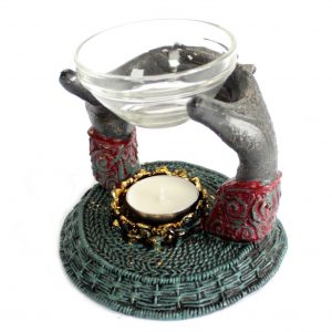 Antique Buddha – Offering Hands Oil Burner
