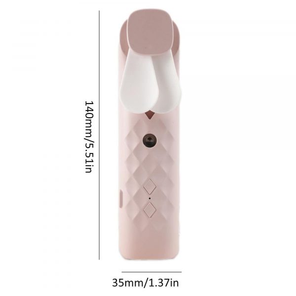 Pink Nano Mist Face Fan &  Spray - USB chargable - Image 5