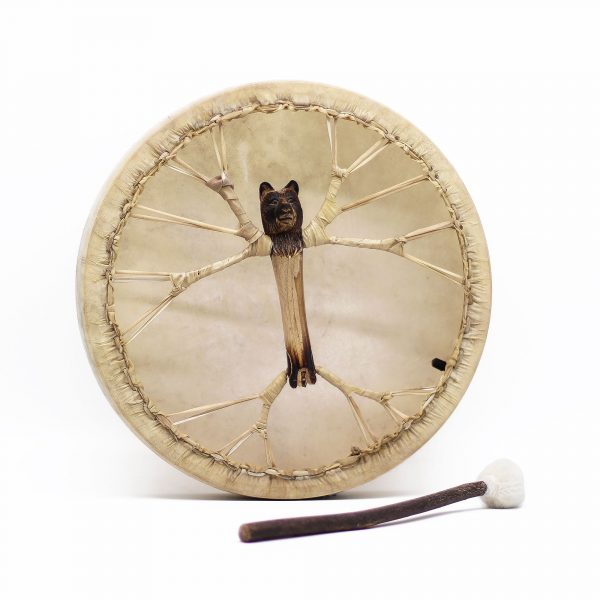 Spirit of the Bear - Shaman Drum & Stick- Tunable - 40cm