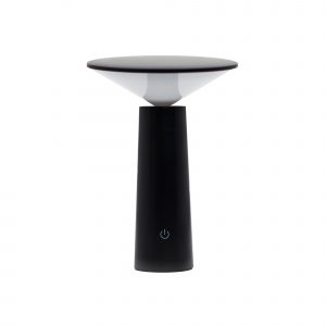 Touch Lamp - Black Mushroom- adjustable - pattern light USB (C) - Rechargable  (2000 Watt)