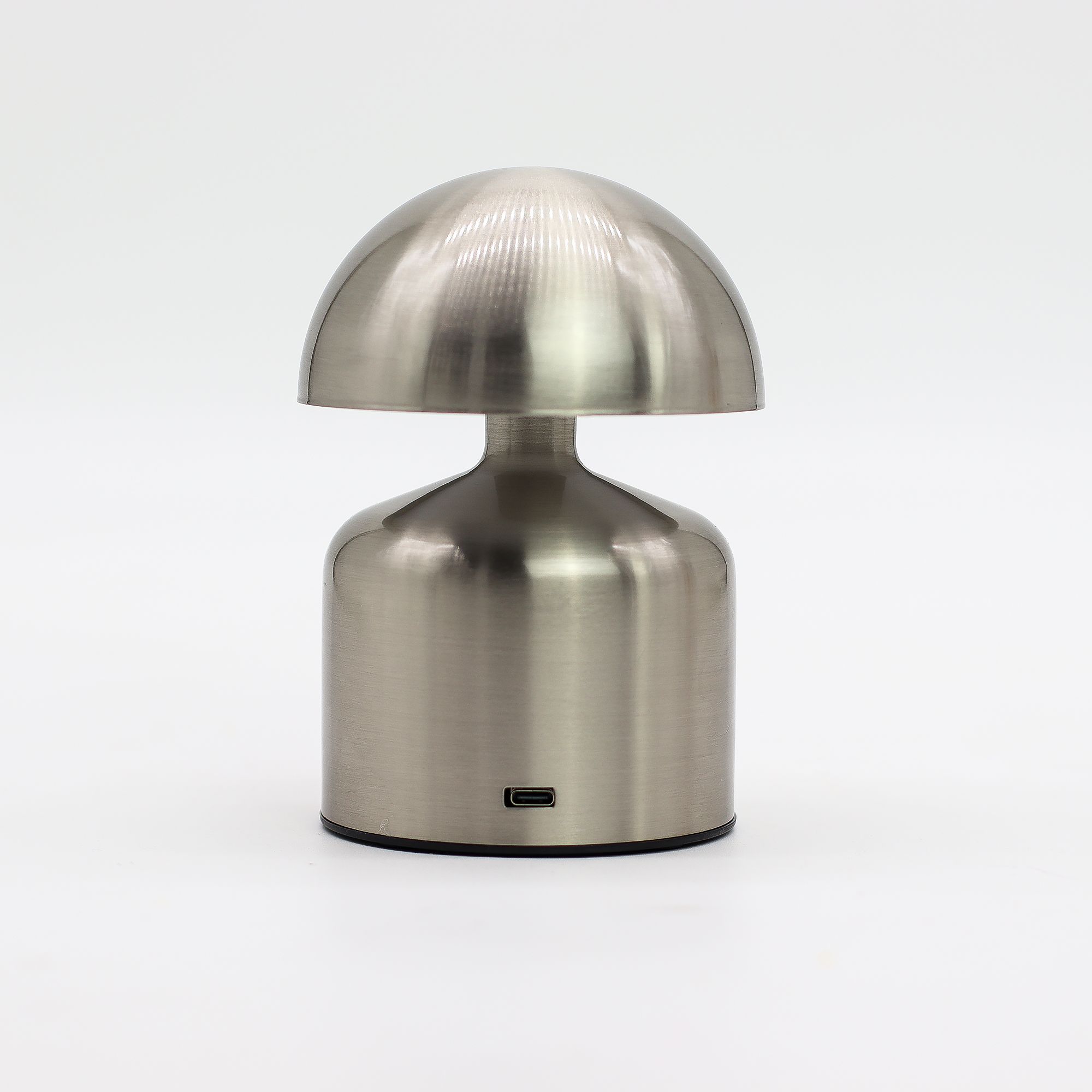 Touch Lamp - Dome Mushroom Silver - USB (C) - Rechargable (400 Watt) - Image 2