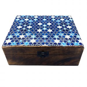 Ceramic Glazed Wooden Boxes