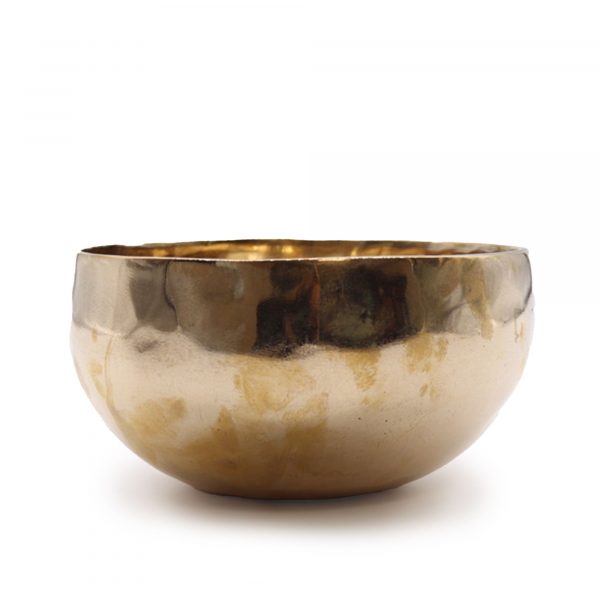 Large Shining Bell-Metal Handmade Singing Bowl (approx 850g) - 17cm - Image 5