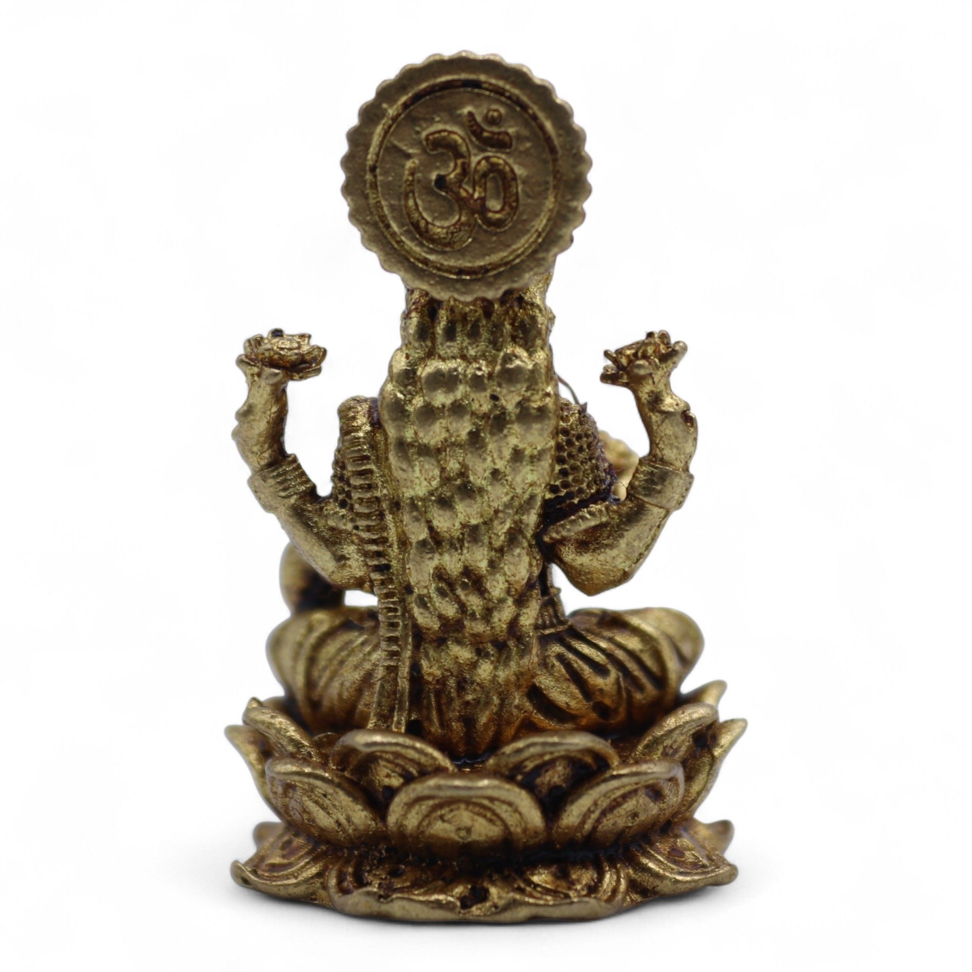 Brass Miniature Gods - Laxmi (11gms) - 30mm - Image 2