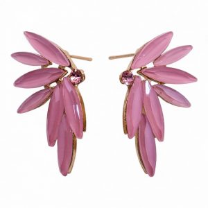Soft Pink - Vintage Glass - Faries - Earrings