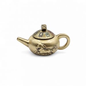 Feng Shui Fortune - Lucky Teapot with Dice Spin