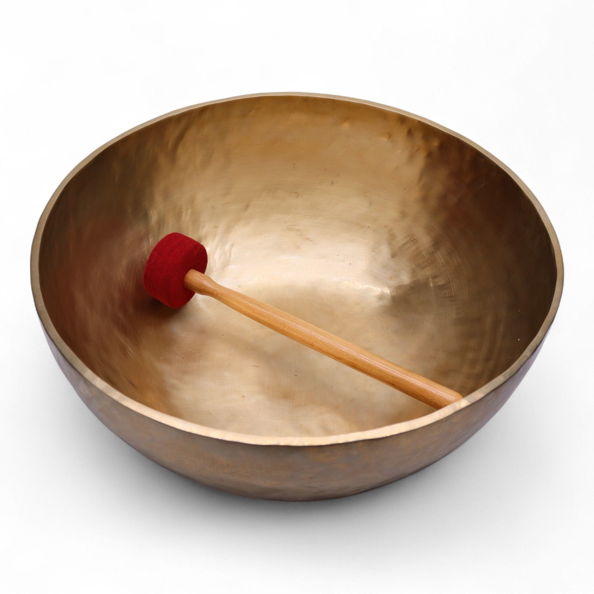 Plain - Huge Vibrational Feet Standing Bowl - 50x20cm - 10.7kg - Image 4