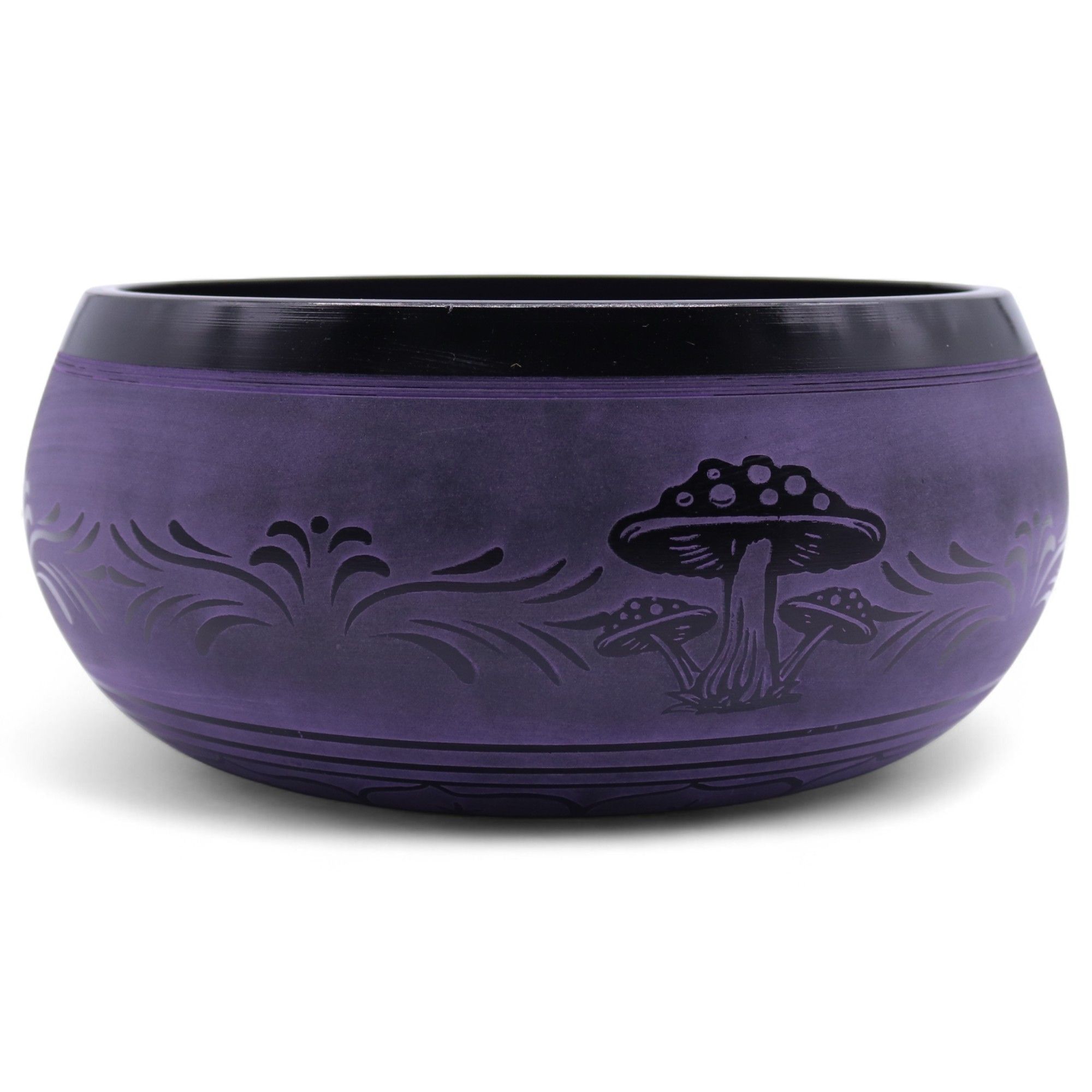 Extra Loud - Mushroom Singing Bowl - Purple Haze (23x10.5cm, 1.3kg) - Image 4