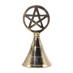 Altar Brass Bell - Pentagram