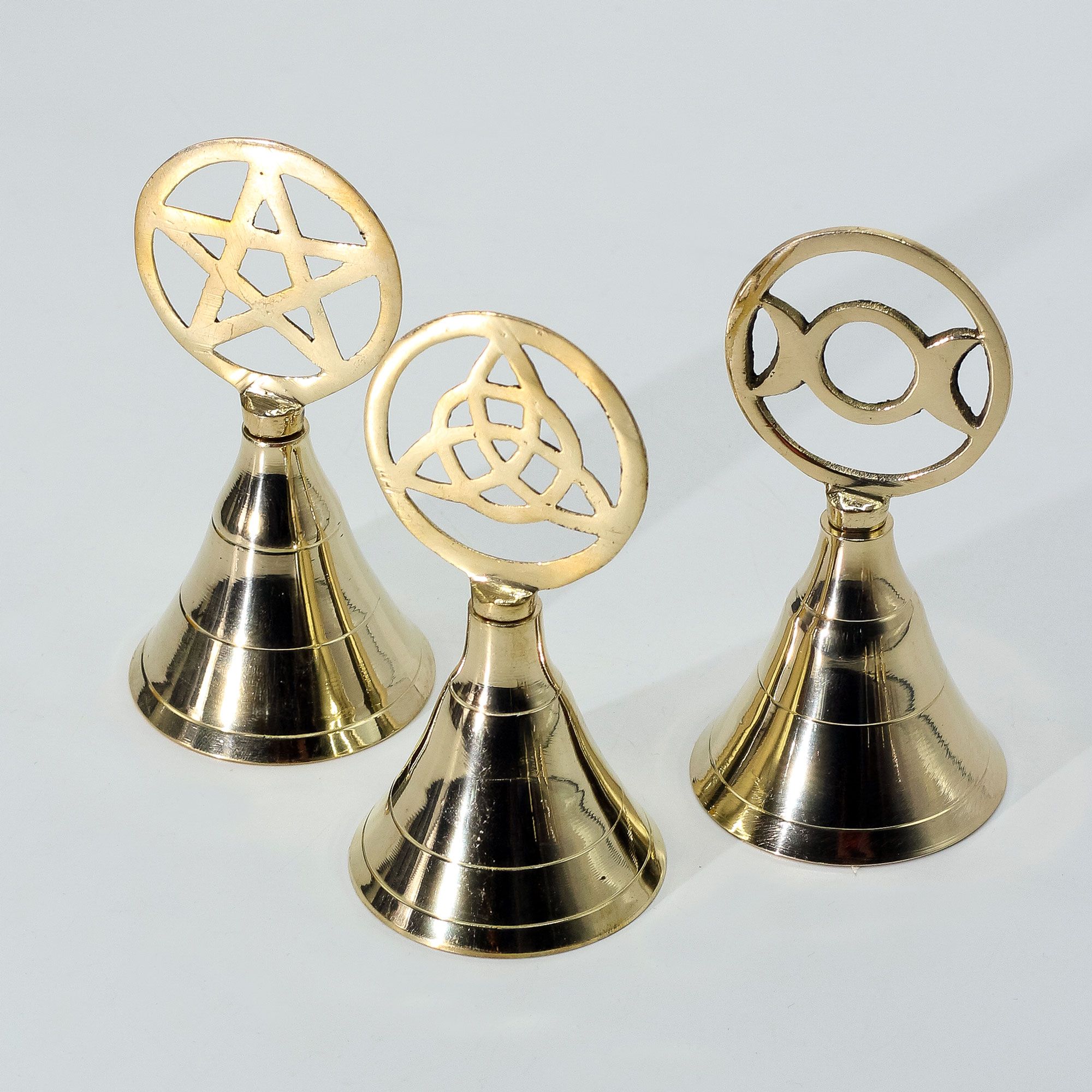 Altar Brass Bell - Pentagram - Image 2