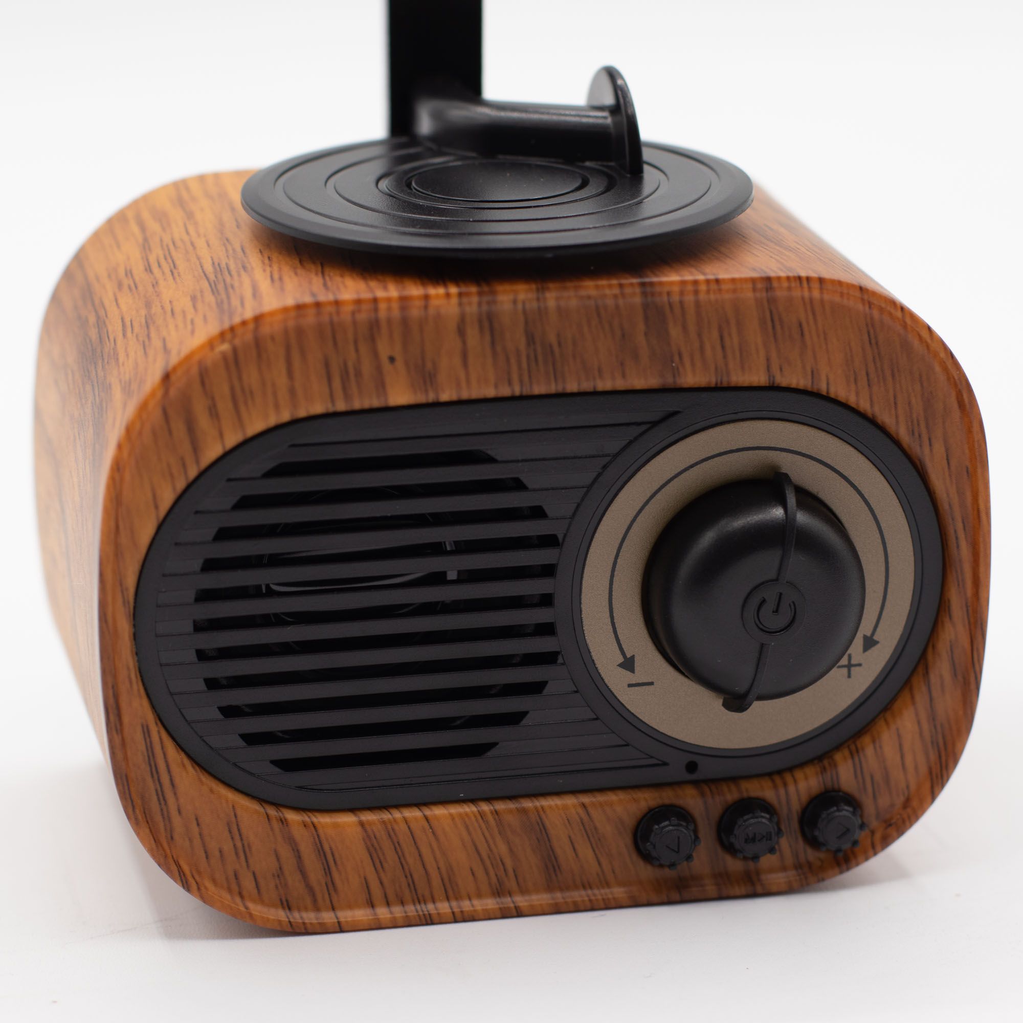 Retro Mini Gramophone Speaker - Bluetooth & FM Radio - 5 watt x 1 1 Retro Mini Gramophone Speaker - Bluetooth & FM Radio - 5 watt x 1