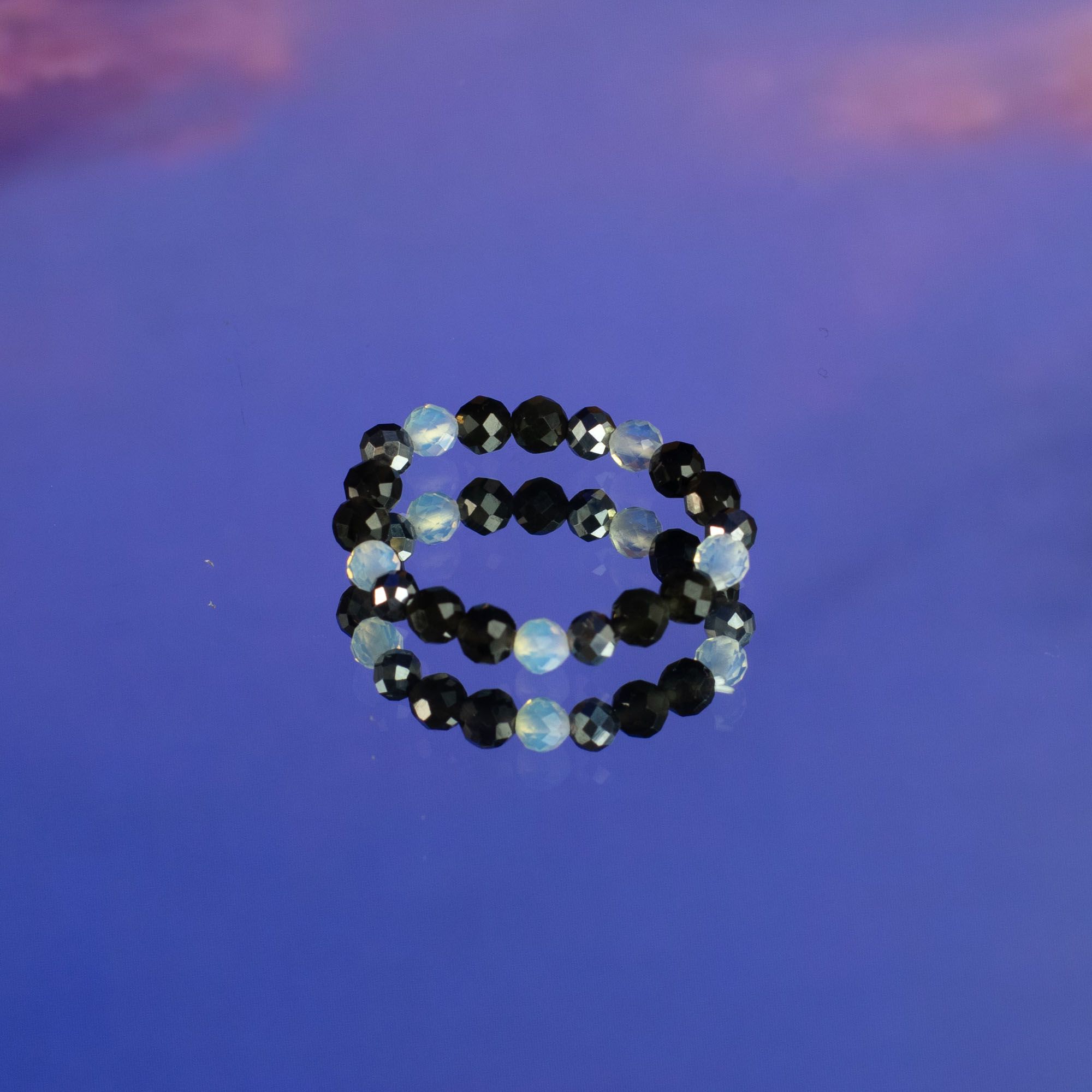 Nymph Spirit Gemstone Ring Set - Full Moon 4 Nymph Spirit Gemstone Ring Set - Full Moon - Image 4