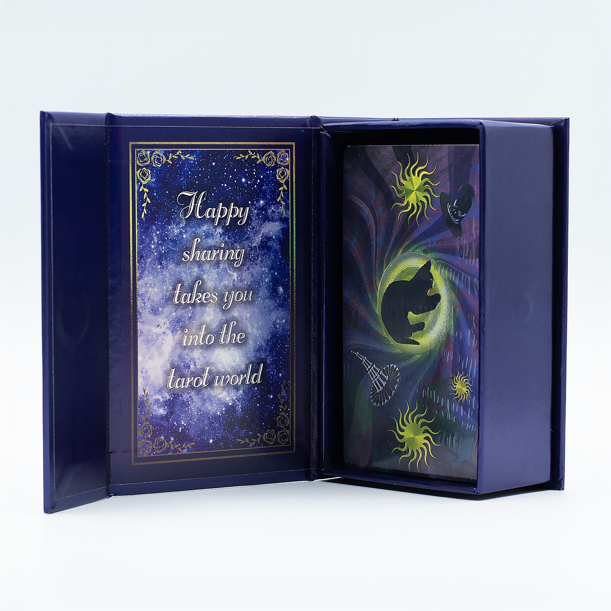 Purple Foil Tarot Card Set - Witch Tarot - with booklet 1 Purple Foil Tarot Card Set - Witch Tarot - with booklet
