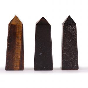 Gemstone Obelisk Points approx 5cm - Tiger Eye