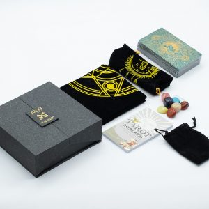 Gold & Turqoice Foil Tarot Card - Gift Set