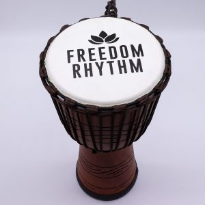 Large Pro Djembe Drum - Freedom Rhythm (high) - 50cm (22cm Diia)