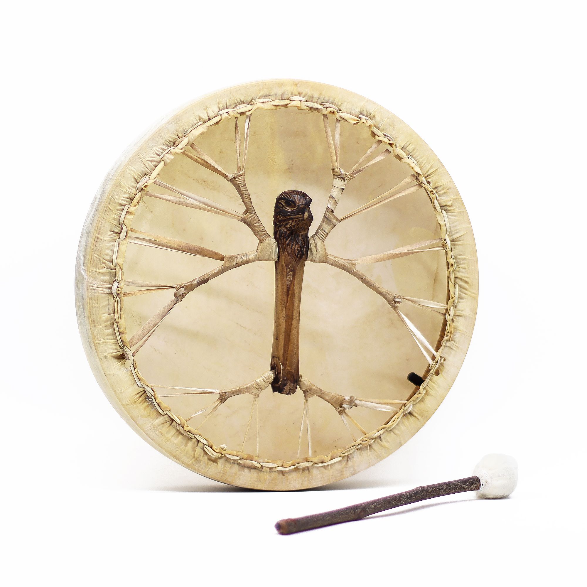 Spirit of the Eagle - Sharman Drum & Stick- Tunable - 40cm 10 Spirit of the Eagle - Sharman Drum & Stick- Tunable - 40cm - Image 10
