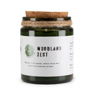 Greenman Woodwick Soy Candle - Woodland Zest